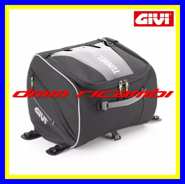 Borsa GIVI EA136 Tunnel / Sella 23 litri per Moto e Scooter con tasche laterali