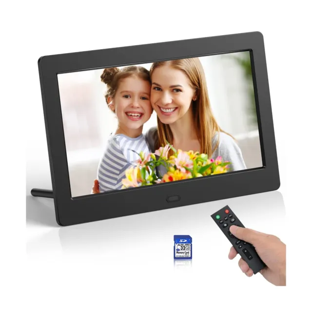 Digital Picture Frames 7 Inch IPS Screen Digital Photo Frame with Remote Cont...