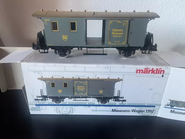 Märklin 85805 Museum 1992 Gepäckwagen, Pwi, Württemberg Spur 1  NEU + OVP