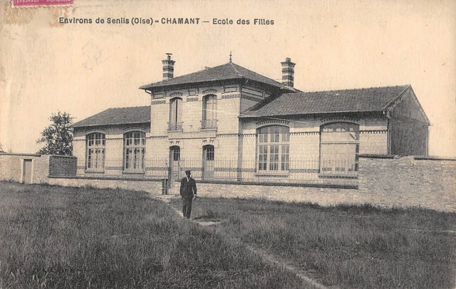 Cpa 60 Chamant / Ecole Des Filles