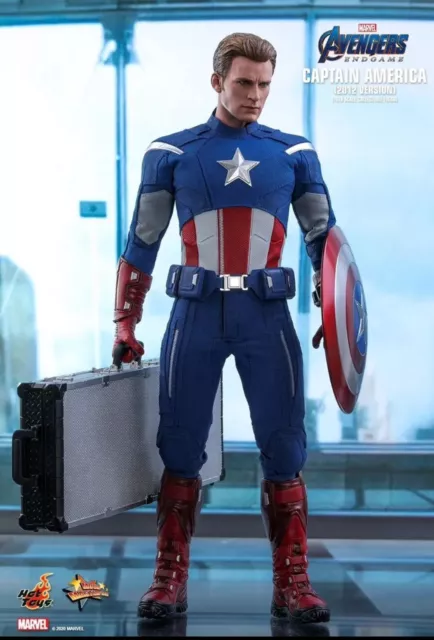 Hot Toys MMS563 Captain America Avengers Endgame (2012 Version) 1/6 Scale Figure