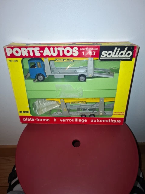 Miniature Camion Saviem Fardier Solido - N°388/389, 1/55, Europeenne Du Transport, 1976
