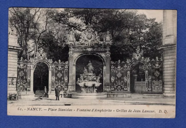 Fc * CPA / Postcard: Nancy -> Place Stanislas, Fontaine d'Amphitrite ...