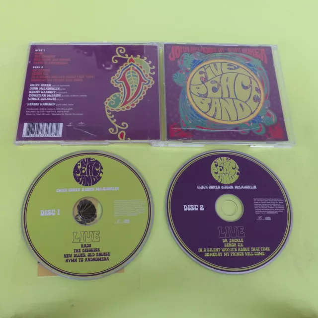 Chick Corea John McLaughlin Five Peace Band Live- CD Compact Disc