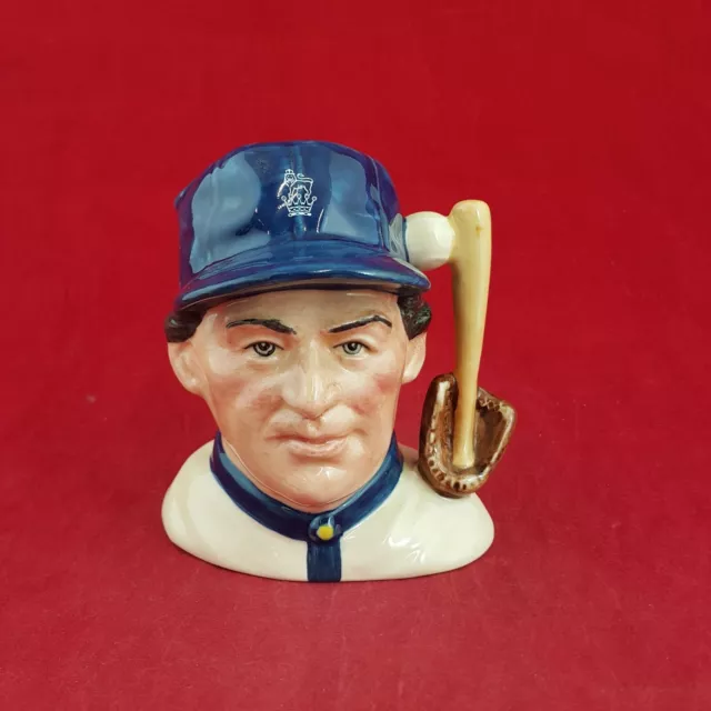 Royal Doulton Small Character Jug D6878 - The Baseball Player - 7192 RD