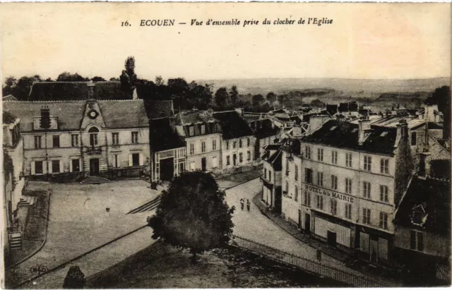 CPA Ecouen Vue d'ensemble prise du clocher FRANCE (1330461)