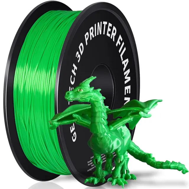 Geeetech La Impresora 3D PLA tiene un hilo fino de 1,75mm y un hilo verde de 1kg