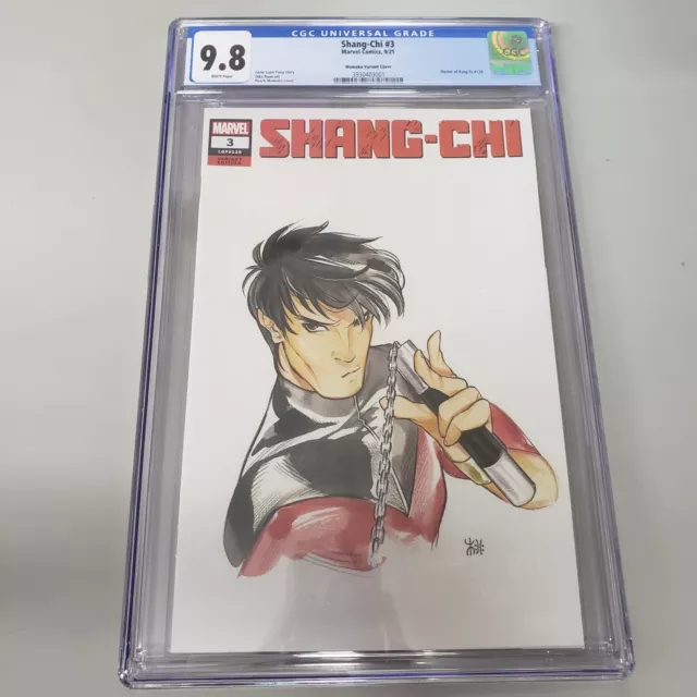 Shang Chi #3 CGC 9.8 Peach MoMoKo Anime Variant Cover Marvel Comics 2021