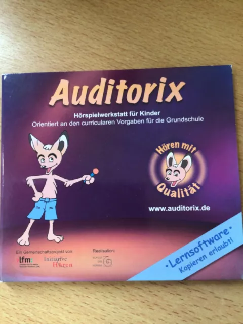 Auditorix Lernsoftware Hörspielwerkstatt 2 CD-Rom MP3