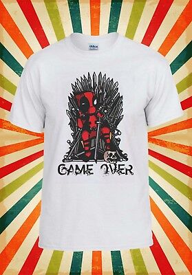 Game Over Dead Pool Game Of Thrones Men Women Vest Tank Top Unisex T Shirt 1913