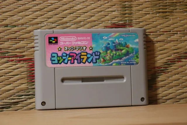 Yossy Island Yoshi's Nintendo Super Famicom SFC Very Good Condition!