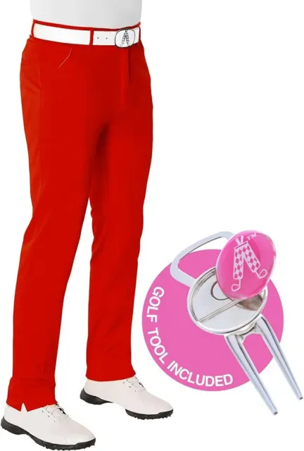 GOLF TROUSERS BY Royal And Awesome Funky Loud Crazy Golf Slacks Pants  Curling £49.99 - PicClick UK
