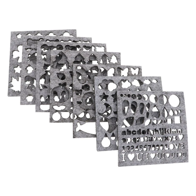 7 Pcs Wollfilzform Chemische Faser Form Zum Formen Aus Wolle Selber Machen Black