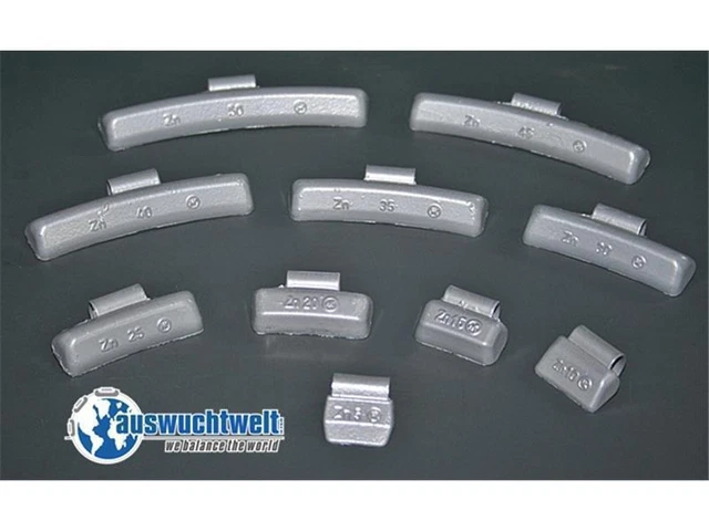 225 Pièces Poids D'Équilibrage Jantes Alliage 5g à 30g - Kit Complet Aluminium Pour Montage Professionnel