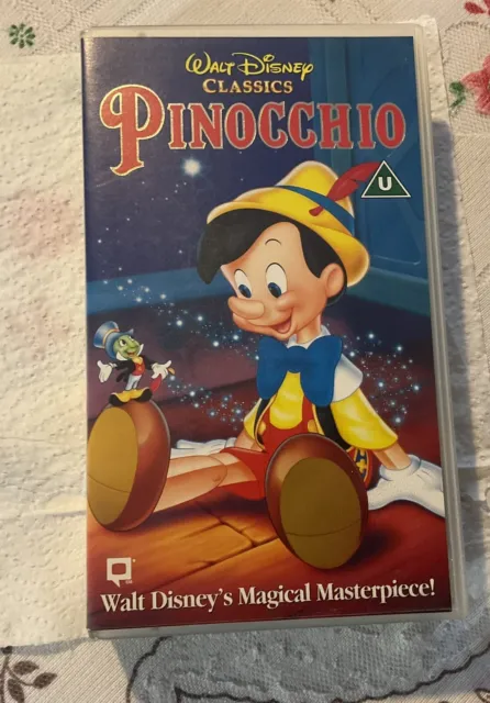walt disney classic collection Pinocchio vhs video tape