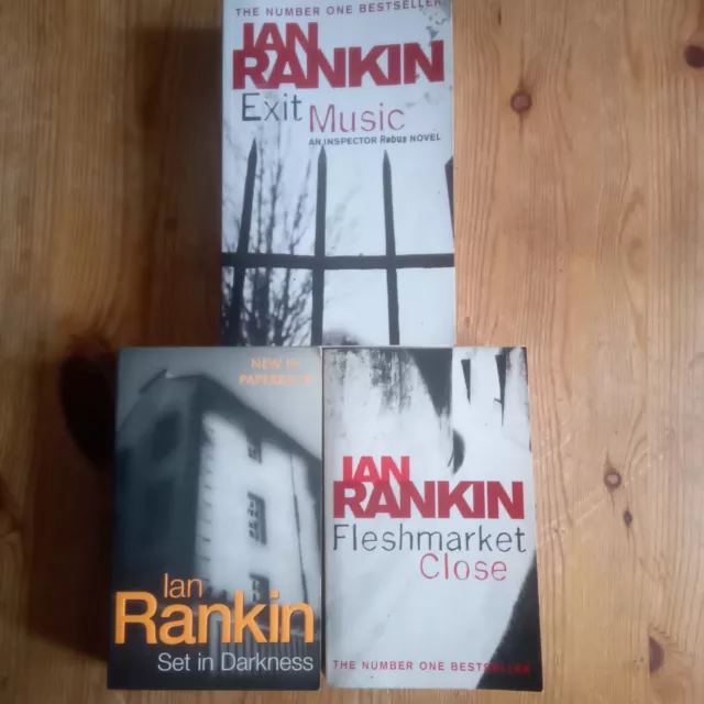 3 x Ian Rankin PB's inc. Set In Darkness, Fleshmarket Close, Exit Music