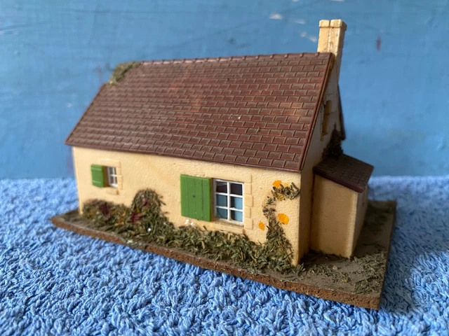 Jouef ho 990, 1990 maquette chalet canadien, maison montagne habitat + eclairage - Collection