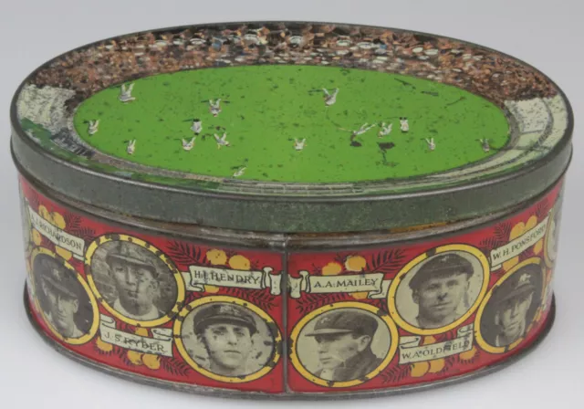 RARE 1926 Thornes Commemorative Ashes Tin 2