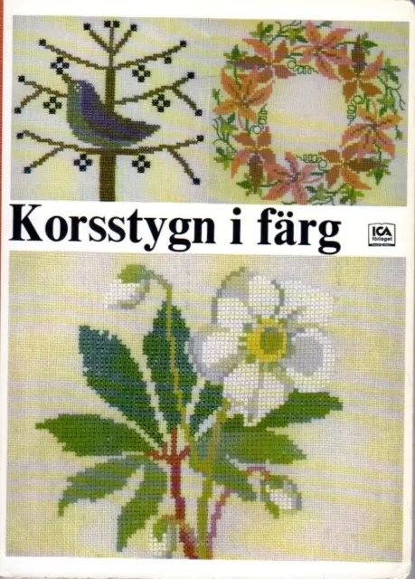 Fremme Gerda Bengtsson danish cross-stitch korssting korsstygn i färg