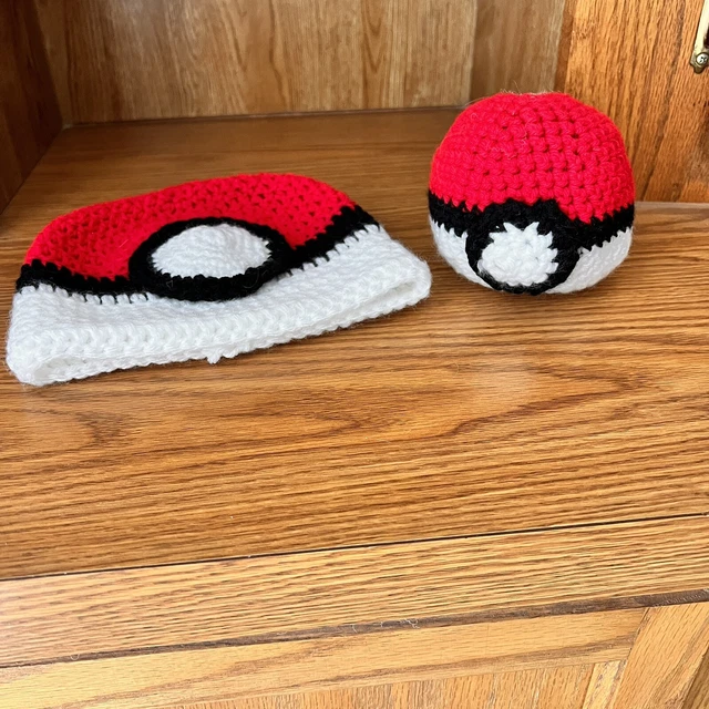 Child Size Animated Character Hat With Matching Toy Crochet Character Beanie