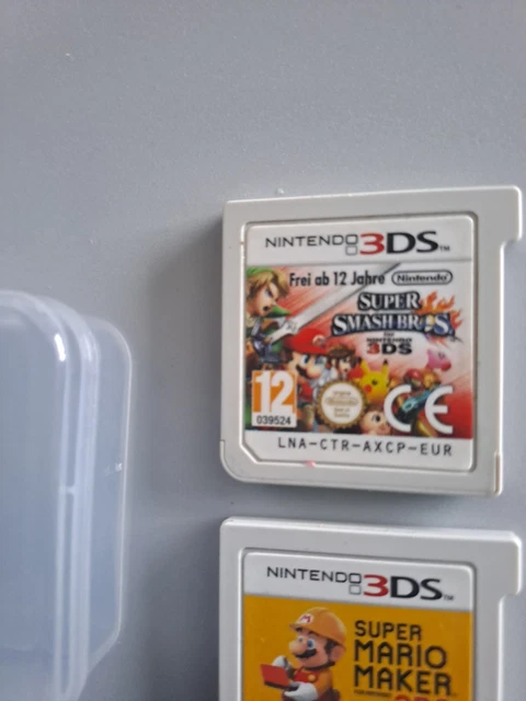 NINTENDO 3DS SUPER Smash Bros And Super Mario Maker Cartridges Only nintendo-3ds-super-smash-bros-and-super-mario-maker-cartridges-only