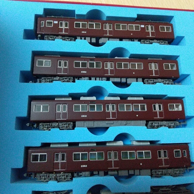 MICROACE HANKYU 2800 Series 3-Door Air-Conditioned 8-Car Set Used Japan ...