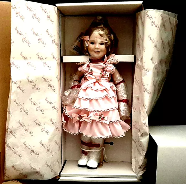 Danbury Mint Dolls of the Silver Screen Shirley Temple Littlest Rebel 14"