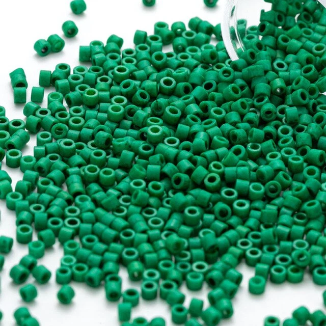1200Pcs MKU Glass Beads Matte Solid Color Frosted 2MM Japan Glass Beads for DIY