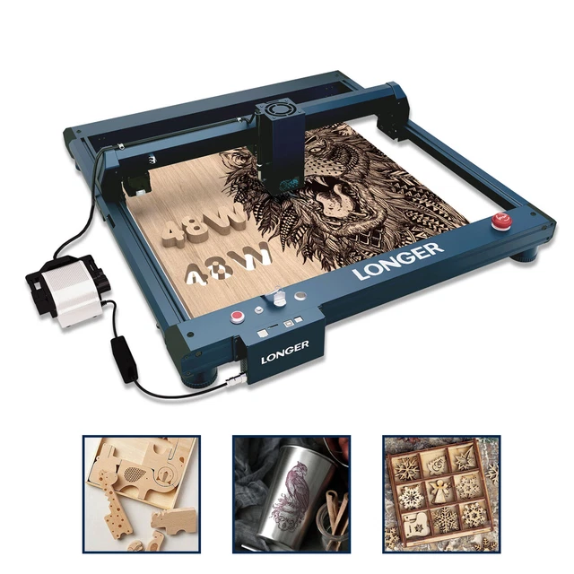 Longer Laser B1 40W CNC Laser Engraver Cutting Engraving Machine w/Air Assist