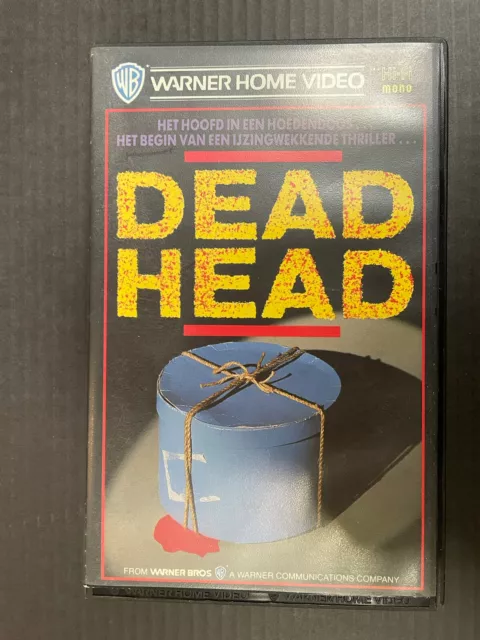 Dead Head Ex-Rental Big Box VHS Video Tape English With dutch subs