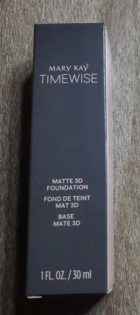 NIB Mary Kay Timewise Matte 3D Foundation - "Beige C120" - full size