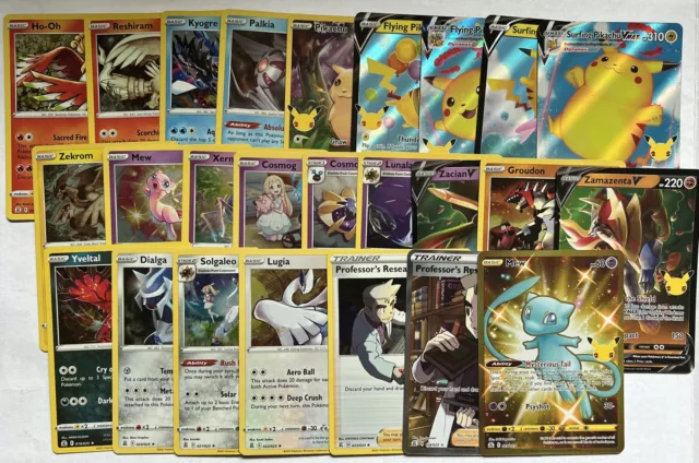 Pokemon TCG Celebrations Anniversary Full Complete Set of 25 Cards All NM/M!