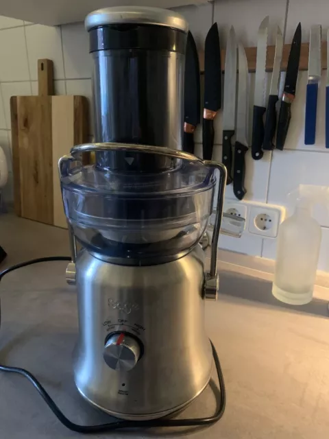 Sage Nutri Juicer Cold Plus (Stahlsilber, Zustand: wie neu)