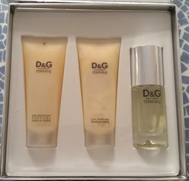 D&G DOLCE & Gabbana Feminine Eau De Toilette Spray 100ml Discontinued Used NB £ - PicClick UK D&G DOLCE & Gabbana Feminine Eau De Toilette Spray 100ml Discontinued Used NB £ - PicClick UK