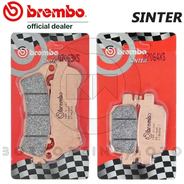 PASTIGLIE FRENO SINTER ANTERIORE POSTERIORE BREMBO HONDA SH300 ie 2007 2008 2009