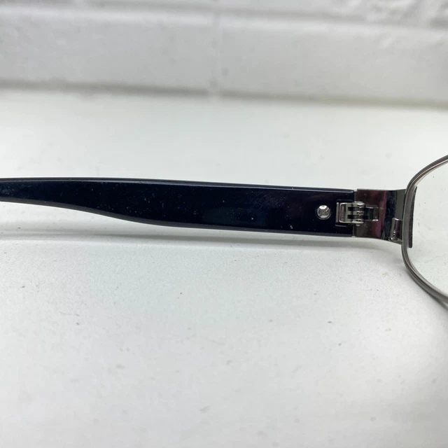 CHRISTIAN DIOR Eyeglasses Frame Black Silver Womens  53-15-135 17513 6
