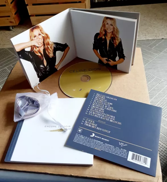 Cd Coffret Celine Dion - Encore Un Soir (Titres Bonus+Bracelet+Carnet De Notes) 3