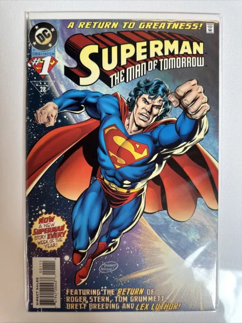 Superman The Man of Tomorrow #1 DC US Comics (Vol.1) USA 1995-1999