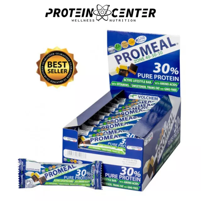 Promeal ® Zone 40-30-30 Box Da 24 Barrette Proteiche Vari Gusti 30% Di Proteine