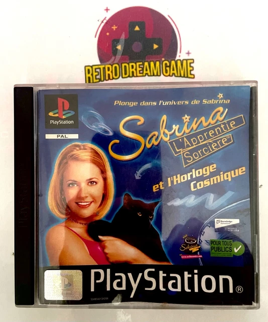 Jeu PS1 Sabrina L'apprentie Sorcière Et L'Horloge Cosmique - Complet FR - État TBE (comme Neuf)