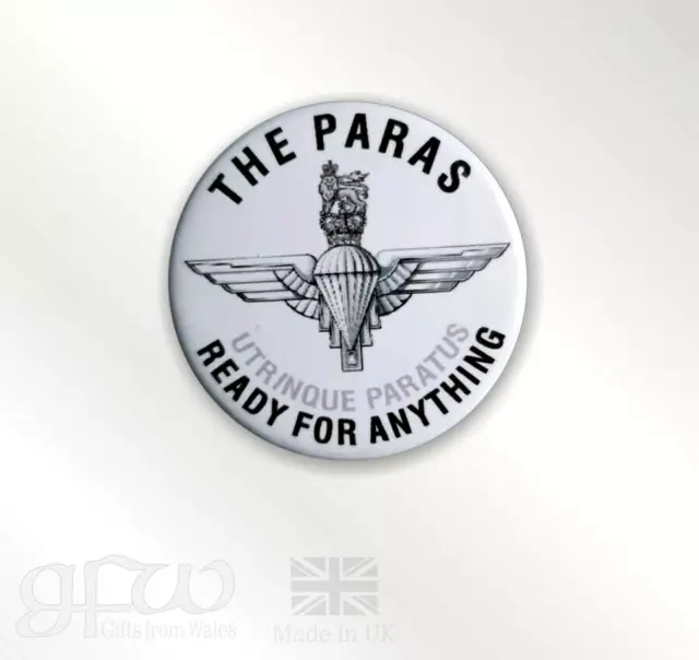 Parachute Regiment crest - Small Button Badge - 25mm diam