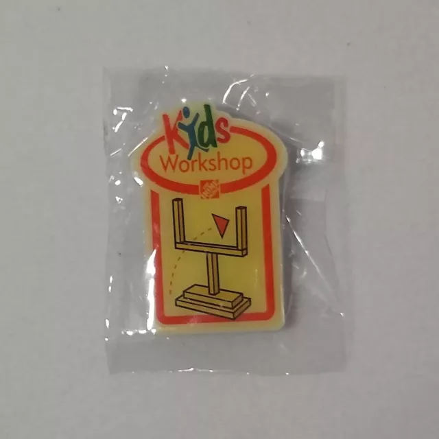 Home Depot Kids Workshop Paper Football Goal Post Collectable Lapel Pin
