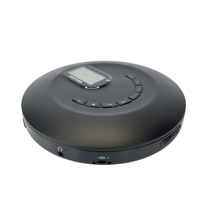 ARAFUNA CD5197 ANTISKIP Personal Portable Black CD Player Brand New