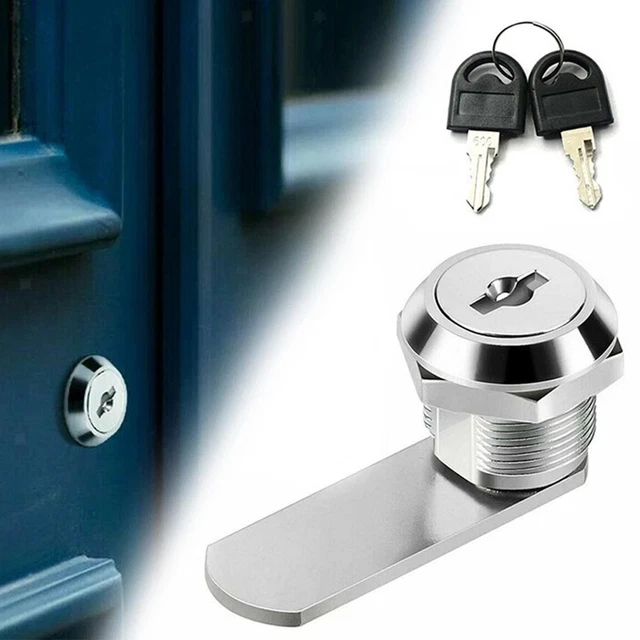 Serratura A Camme 16/20/25/30 Mm Porta Cassetto Armadio Cassetta - Foto 6