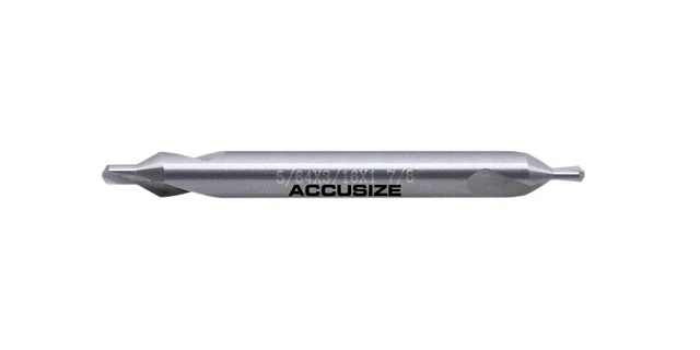 .078"x2"x3/16" Solid Carbide Center Drill Bits, No.2, 60Deg., #585-0782
