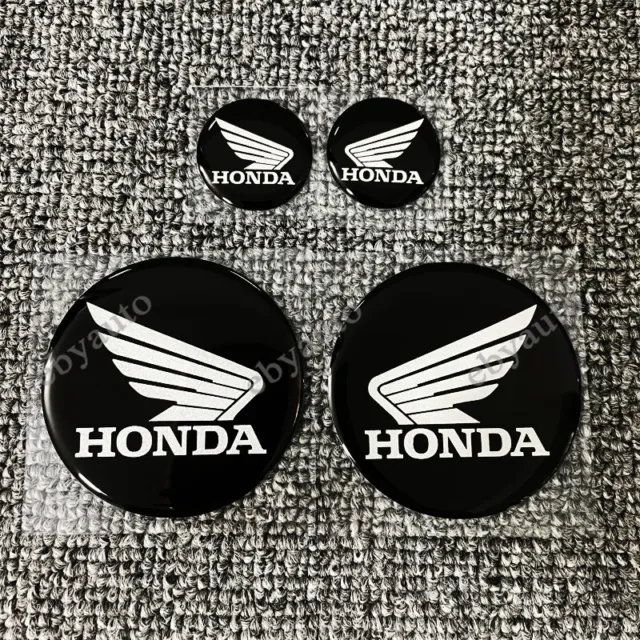 Motorcycle Fuel Tank Dripping Glue Emblem Decals for Wing Honda Badge Stickers