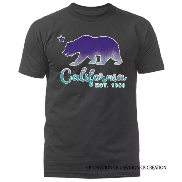 Golden State California Republic Cali Bear Cali Life Style Graphic T-shirt