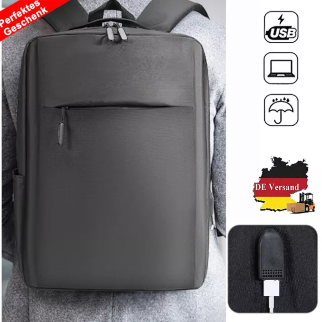 Laptop Rucksack Herren Wasserdicht Freizeit Reise Arbeit Sport Schulrucksack