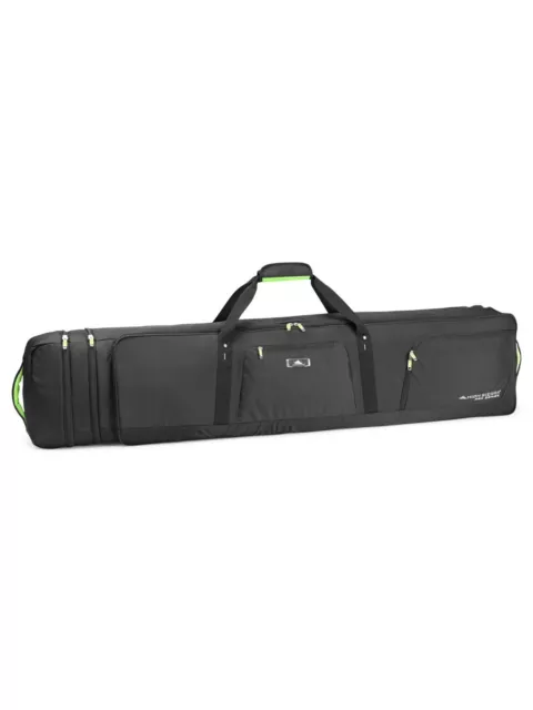 NEW • High Sierra Adjustable Wheeled Ski/Snowboard Bag • Black/Zest