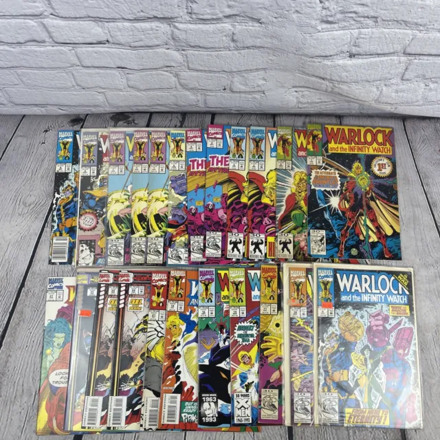 Marvel Comics Warlock and the Infinity Watch Lot/Run 18 Issues Between #1-27